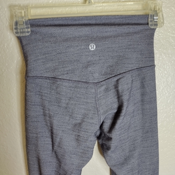 Lululemon Align Pant II 25" Mini Heathered Herringbone NULU Womens Leggings Sz 2 - Picture 8 of 10